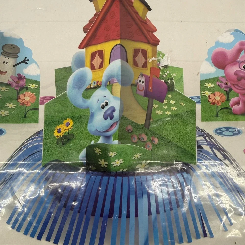 Nickelodeon Blue's Clues 23p Table Decorating Kit Centerpiece Confetti Set of 3